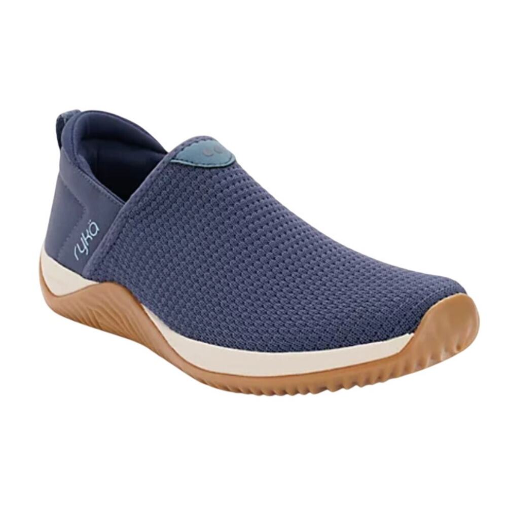 Ryka Trail Slip-Ons Echo Unwind in Academy Blue, Size 6